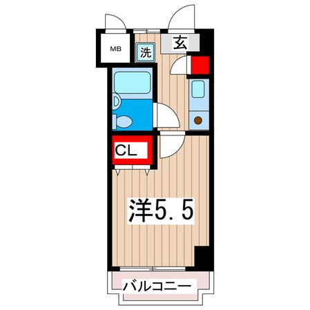 コンフォルト日立の物件間取画像